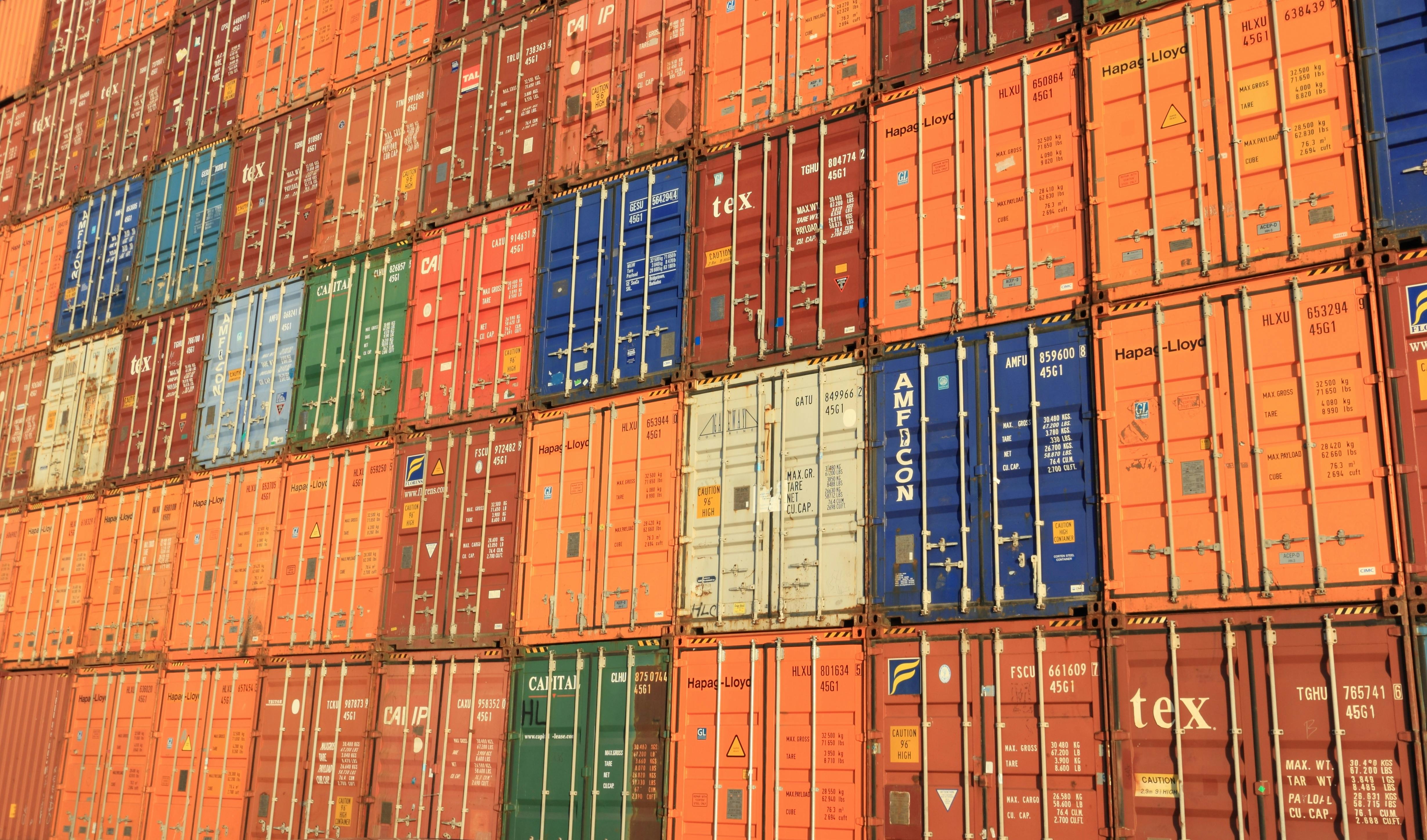 Global food import and export logistics